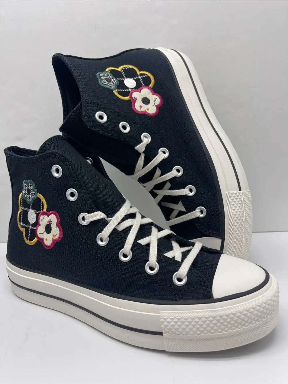 Converse A15534F CTAS LIFT HI BLACK/WHITE/SUNNY ANGLE Platform Sneakers